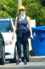 REESE WITHERSPOON Out Jogging in Brentwood 03/31/2020