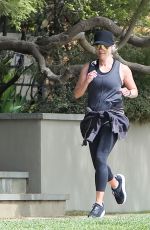 REESE WITHERSPOON Out Jogging in Los Angeles 04/07/2020