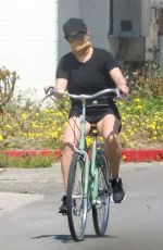 REESE WITHERSPOON Out Riding Bike in Malibu 04/25/2020