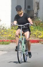 REESE WITHERSPOON Out Riding Bike in Malibu 04/25/2020