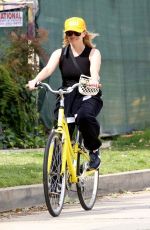 REESE WITHERSPOON Out Riding Bike in Pacific Palisades 03/31/2020