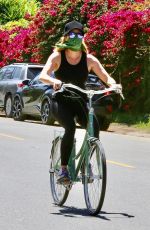 REESE WITHERSPOON Out Riding Her Bike in Malibu 04/24/2020