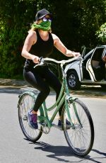REESE WITHERSPOON Out Riding Her Bike in Malibu 04/24/2020