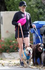 REESE WITHERSPOON Out with Her Dogs in Pacific Palisades 04/06/2020