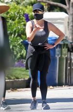 REESE WITHERSPOON Wearing Mask Out in Brentwood 04/21/2020