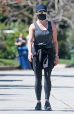 REESE WITHERSPOON Wearing Mask Out in Brentwood 04/21/2020
