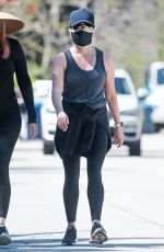 REESE WITHERSPOON Wearing Mask Out in Brentwood 04/21/2020