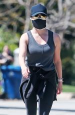 REESE WITHERSPOON Wearing Mask Out in Brentwood 04/21/2020