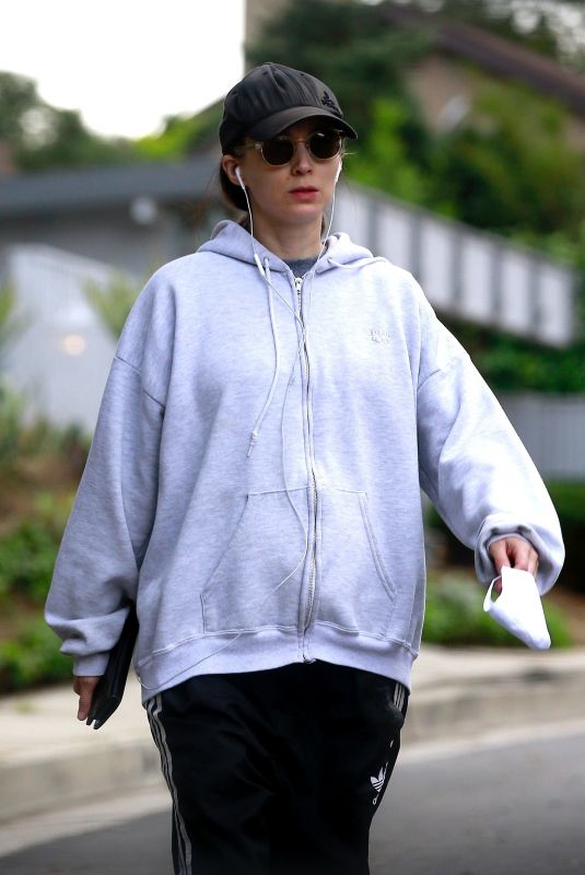 ROONEY MARA Out and About in Los Angeles 04/19/2020