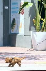 ROOSMARIJN DE KOK and Jamison Ernest Out with Her Dog in Miami 03/31/2020