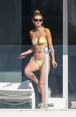 ROOSMARIJN DE KOK in Bikini Ssunbathing on Her Balcony in Miami 04/02/2020
