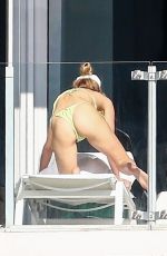 ROOSMARIJN DE KOK in Bikini Ssunbathing on Her Balcony in Miami 04/02/2020