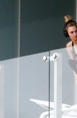 ROOSMARIJN DE KOK on Her Balcony 04/17/2020