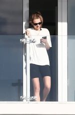 ROOSMARIJN DE KOK Out with Her Dog in Miami 04/02/2020