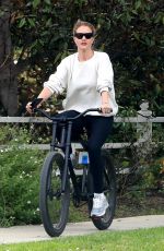 ROSIE HUNTINGTON-WHITELEY Out Riding a Bike in Los Angeles 04/04/2020