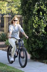 ROSIE HUNTINGTON WHITELEY Out Riding Bike in Los Angeles 04/01/2020