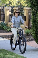 ROSIE HUNTINGTON WHITELEY Out Riding Bike in Los Angeles 04/01/2020