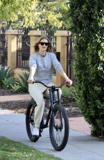 ROSIE HUNTINGTON WHITELEY Out Riding Bike in Los Angeles 04/01/2020