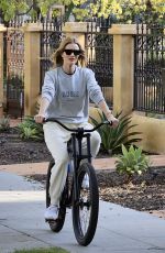 ROSIE HUNTINGTON WHITELEY Out Riding Bike in Los Angeles 04/01/2020