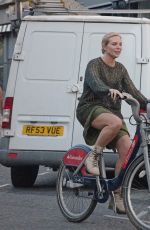 SAMANTHA WOMACK Out Riding Bike in London 04/24/2020