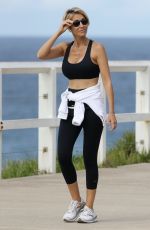 SAMANTHA X Out Hikinig at Bondi Beach in Sydney 04/08/2020