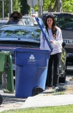 SARA SAMPAIO Get Trash Bins Back to Her Home in Los Angeles 04/23/2020