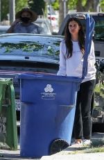 SARA SAMPAIO Get Trash Bins Back to Her Home in Los Angeles 04/23/2020
