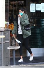 SARA SAMPAIO Wearing Mask Out Shopping at Erewhon Organic in Los Angeles 04/08/2020