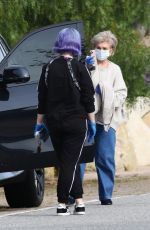 SHARON and KELLY OSBOURNE Check Out a New House in Malibu 03/31/2020