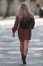 SIAN WELBY Arrives at Capital Radio in London 04/24/2020