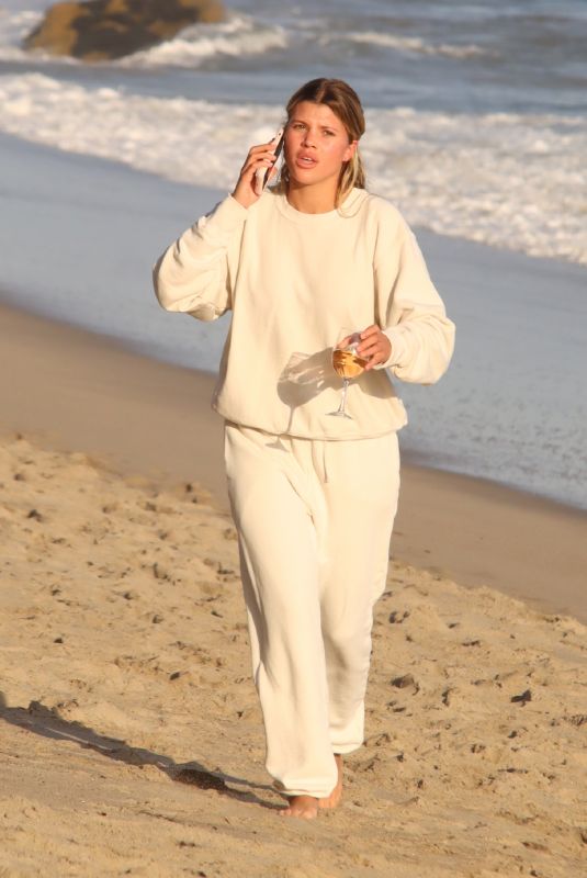 SOFIA RICHIE Out on the Beach in Malibu 04/24/2020