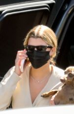SOFIA RICHIE Wearing Black Mask Arrives at Her Beach House in Malibu 04/25/2020