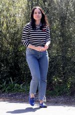 SOPHIA BUSH in Denim Out in West Hollywood 04/03/2020