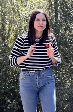 SOPHIA BUSH in Denim Out in West Hollywood 04/03/2020
