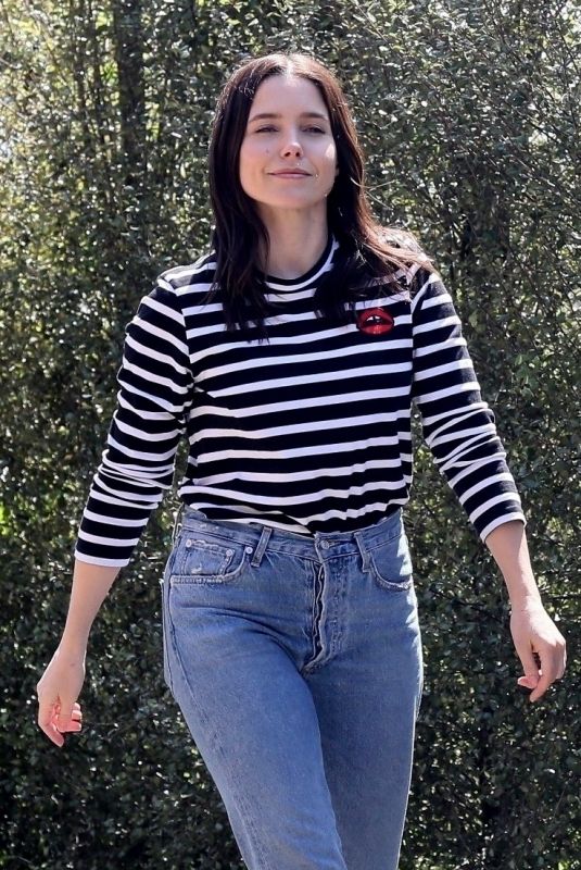 SOPHIA BUSH in Denim Out in West Hollywood 04/03/2020