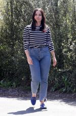 SOPHIA BUSH in Denim Out in West Hollywood 04/03/2020