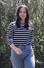 SOPHIA BUSH in Denim Out in West Hollywood 04/03/2020