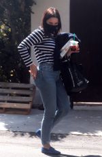 SOPHIA BUSH Wearing Mask Out in Hollywood 04/03/2020