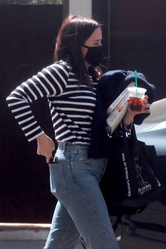 SOPHIA BUSH Wearing Mask Out in Hollywood 04/03/2020