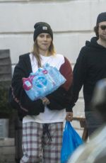 SUKI WATERHOUSE and Robert Pattinson Out Shopping in London 04/15/2020