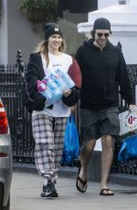 SUKI WATERHOUSE and Robert Pattinson Out Shopping in London 04/15/2020