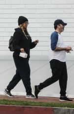 TYRA BANKS and Louis Belanger-Martin Out for Breakfast in Los Angeles 04/01/2020