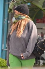 TYRA BANKS Wearing Bandana Mask Out in Los Angeles 04/08/2020
