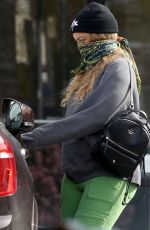 TYRA BANKS Wearing Bandana Mask Out in Los Angeles 04/08/2020