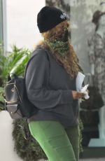 TYRA BANKS Wearing Bandana Mask Out in Los Angeles 04/08/2020