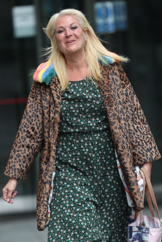 VANESSA FELTZ Leaves BBC Studios in London 04/06/2020