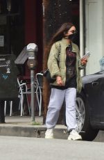VANESSA HUDGENS Wearing Mask Out and About in Los Angeles 04/19/2020