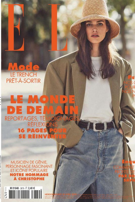 VANESSA MOODY for Elle Magazine, France April 2020
