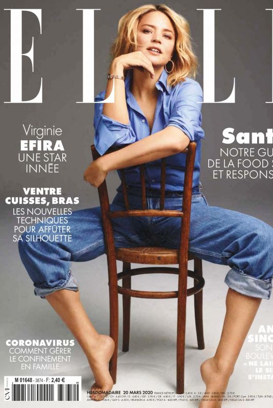 VIRGINIE EFIRA in Elle Magazine, France  March 2020