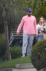 WHITNEY PORT and Tim Rosenman Outside Her Home in Beverly Hills 04/10/2020